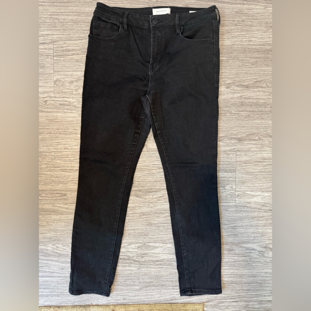 PacSun Black Mid-Rise Skinny Jeans | Size 30